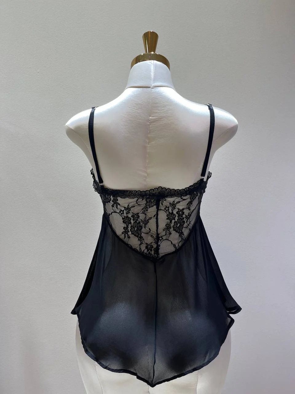 Nuisette Zola en Dentelle et Mousseline - Moroy Lingerie