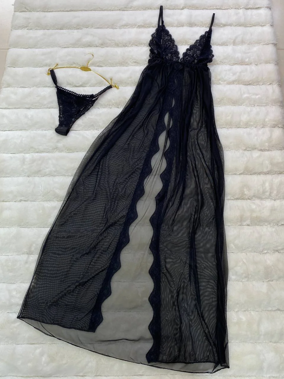 Nuisette Amor en Tulle Doux et Dentelle - Moroy Lingerie