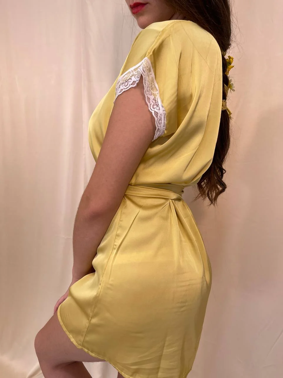Robe Nuisette en Soie Fluide et Légère
