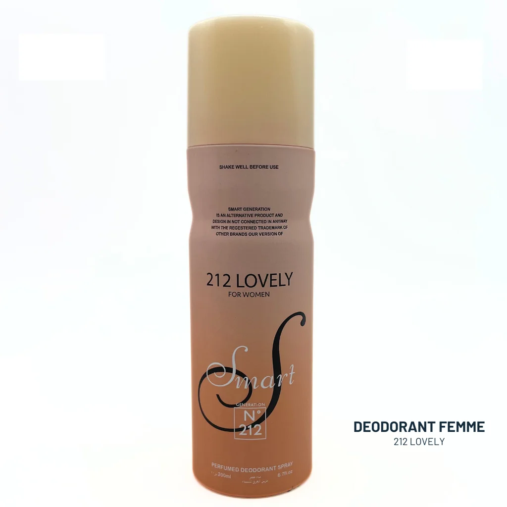 Déodorant Spray Smart 212 Lovely - Protection Longue Durée