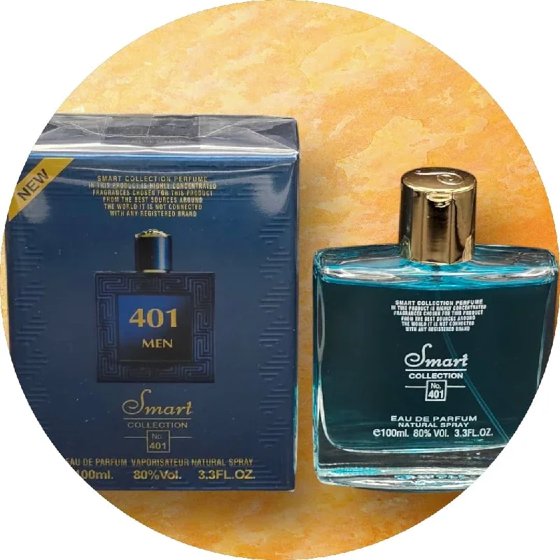 Eau de Toilette Smart Collection N°401 pour Homme - Inspiration Versace Eros (100ml)