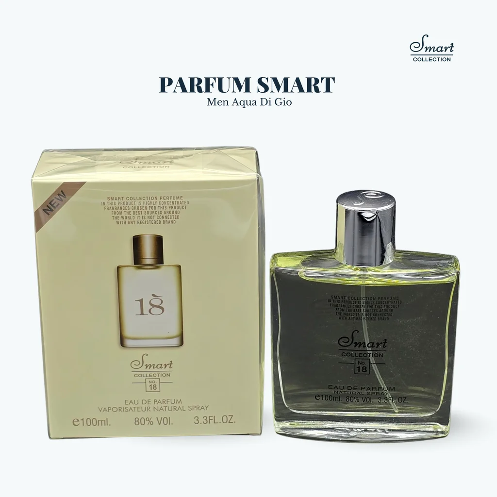 Eau de Toilette Smart Collection pour Homme - Inspiration Aqua Di Gio (100 ml)