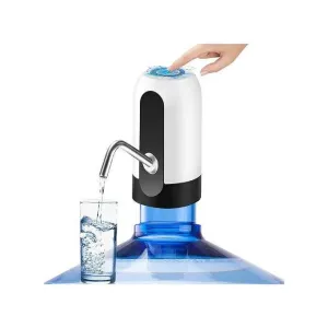 Pompe Distributeur De Boissons & Eau Usb Rechargeable- Blanc/Noir